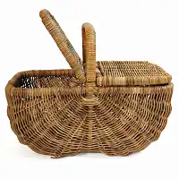 Panier pique-nique Marjolaine en rotin