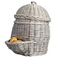 Grand panier en osier pour pommes de terre H. 43 cm