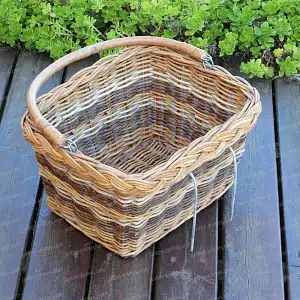 Panier osier pour vélo