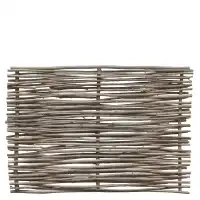 Clôture noisetier L.180 x H.120cm - tressage horizontal