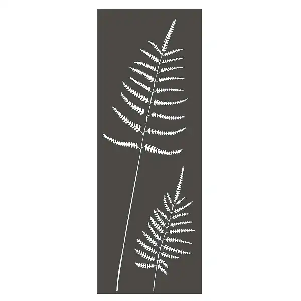 panneau deco fougere gris  panneau deco fougere gris