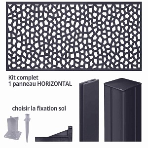 Lien vers un produit variante ou accessoire : Kit Panneau décoratif MOSAIC horizontal 2m x 1m en résine haute qualité