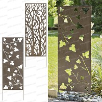 Panneau décoratif en métal 0.6m x 1.5m