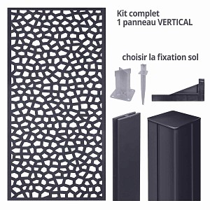 Lien vers un produit variante ou accessoire : Kit Panneau décoratif MOSAIC vertical 1m x 2m en résine haute qualité