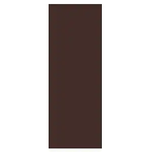 Panneau décoratif extérieur en métal L.53 x H.144cm - Uni marron