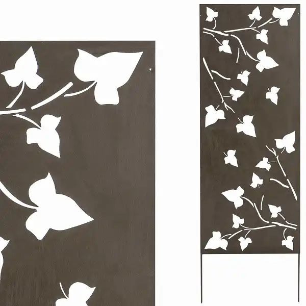 panneau metal motif feuille panneau metal motif feuille