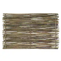 Barrière noisetier L.180 x H.120cm - tressage horizontal
