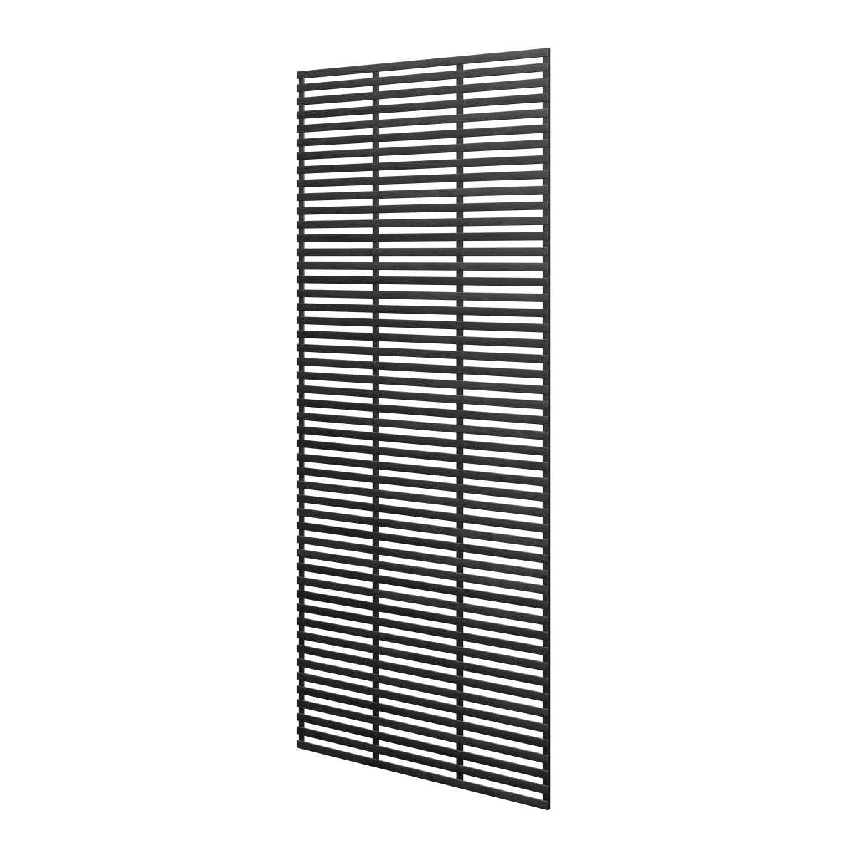 panneau treillis 2mx1m noir