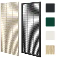 Treillis Panneau brise-vue vénitien en bois - fabrication standard ou renforcée