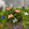 Papillon en céramique sur tige à planter - Déco jardin
