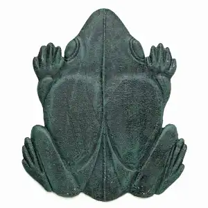 Pas japonais Grenouille en fonte - Gris bleu