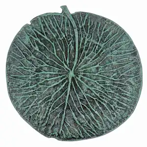 Pas japonais Nénuphar en fonte - Gris bleu