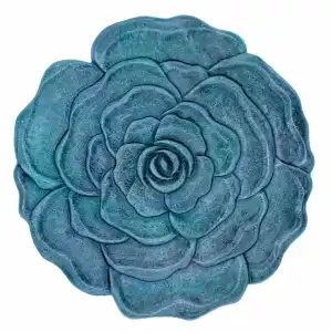Pas japonais Rose en fonte - Gris bleu