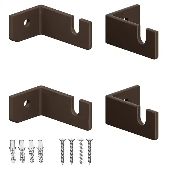 pattes de fixation murale et vis 2