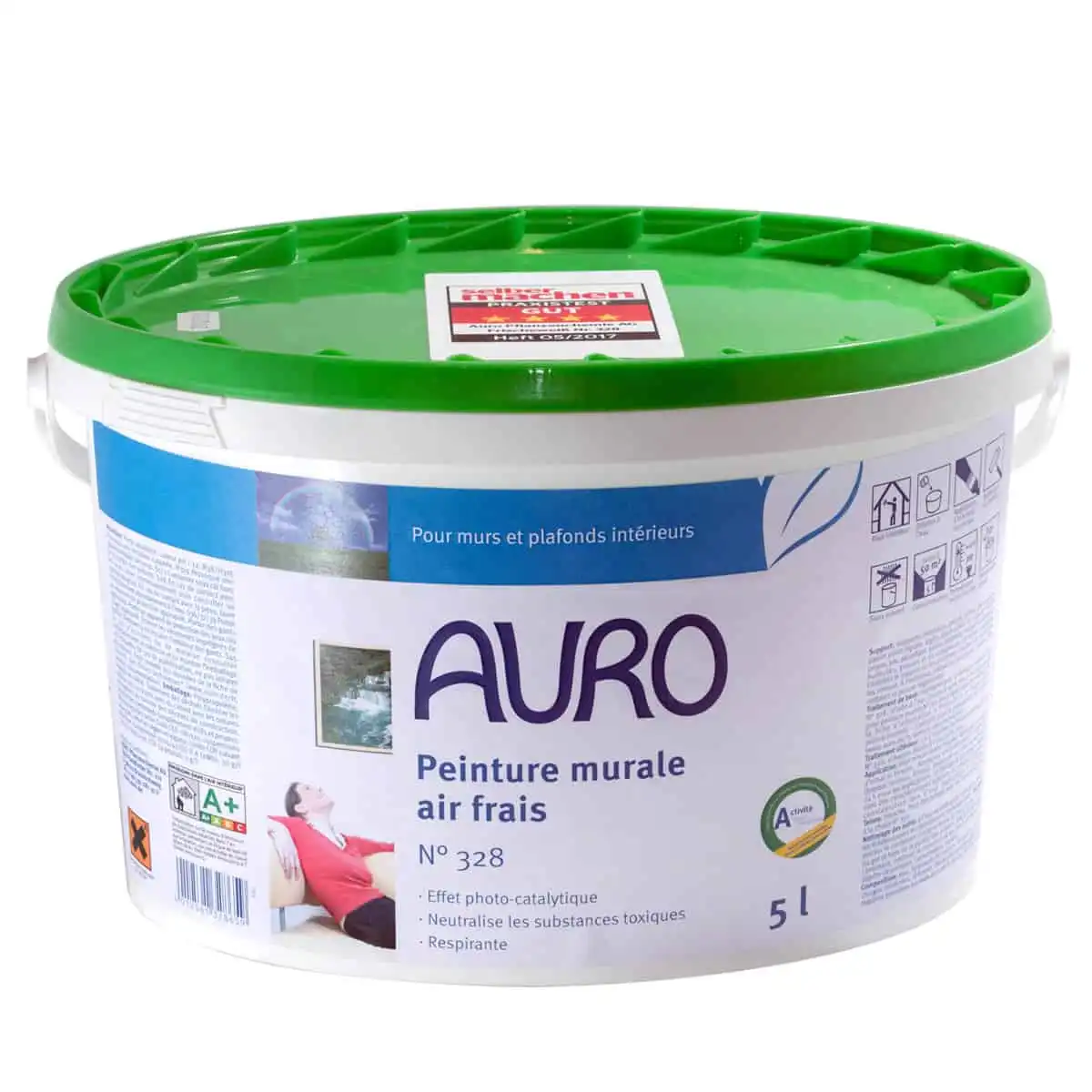 Peinture bio air frais Auro 328 10L  Peinture bio air frais Auro 328 10L