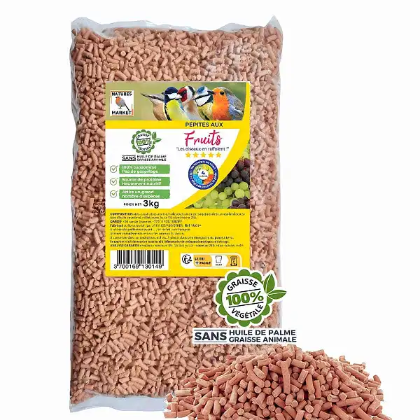 pepites fruits oiseaux NM668