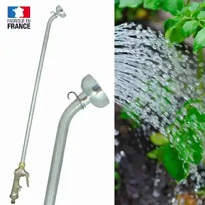 Perche d'arrosage à tête fixe