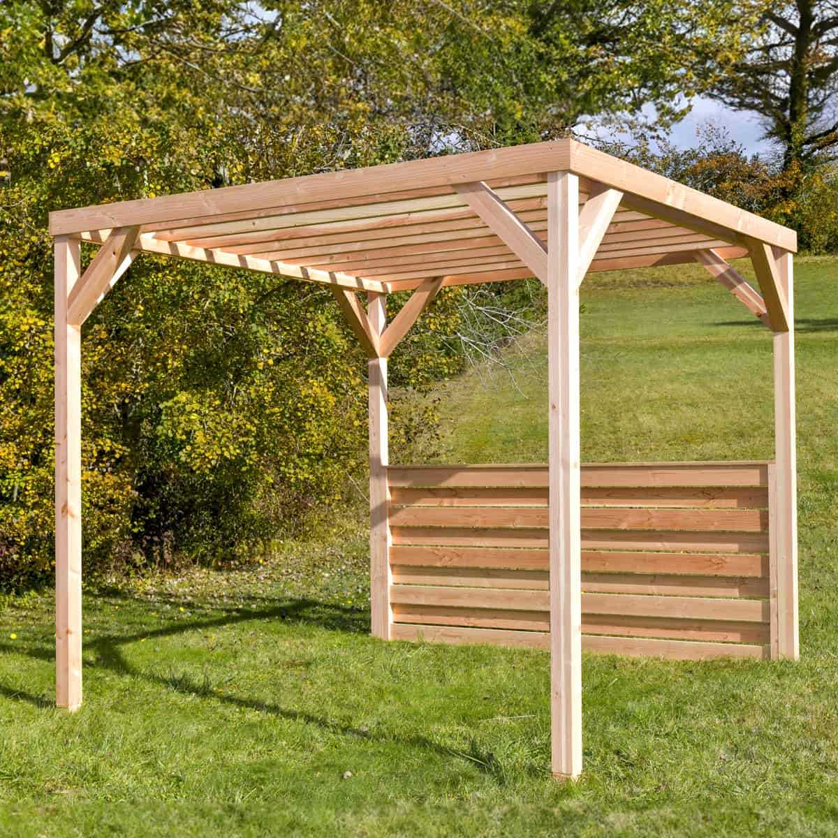 pergola bois 1 module