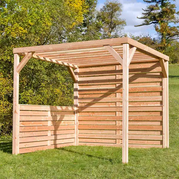 pergola bois 3 modules