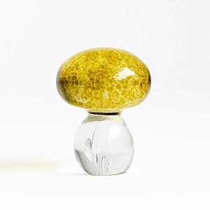Lien vers un produit variante ou accessoire : Champignon décoratif en verre soufflé - petit cèpe