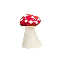 Petit champignon en céramique Amanite 4cm