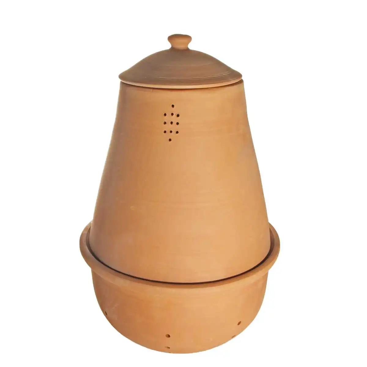 Lombricomposteur à enterrer en terre cuite - Diam. 35cm  Lombricomposteur à enterrer en terre cuite - Diam. 35cm