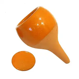 Olla réserve d'eau pour pot et jardinière - Orange - l.11cm x H.18 - 30cl