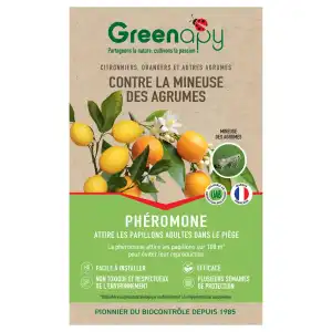 Phéromone contre la mineuse des agrumes - 2 capsules, 3 mois de protection