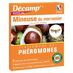 Lien vers un produit variante ou accessoire : Phéromone contre la mineuse du marronnier - 2 capsules, 3 mois de protection