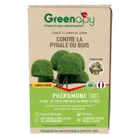 Ph&eacute;romone contre la Pyrale du buis longue dur&eacute;e, Ginko Buxus - Protection saison compl&egrave;te