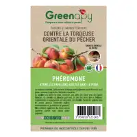 Ph&eacute;romone contre la tordeuse orientale du p&ecirc;cher - 2 capsules, 3 mois de protection