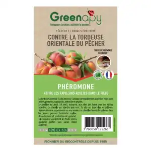 Lien vers un produit variante ou accessoire : Phéromone contre la tordeuse orientale du pêcher - 2 capsules, 3 mois de protection