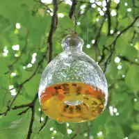 Piège à guêpes en verre à suspendre D.15cm