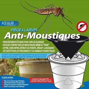Piège anti larves de moustiques Aqualab bio
