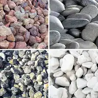 Pierres décoratives pour jardin et gabions