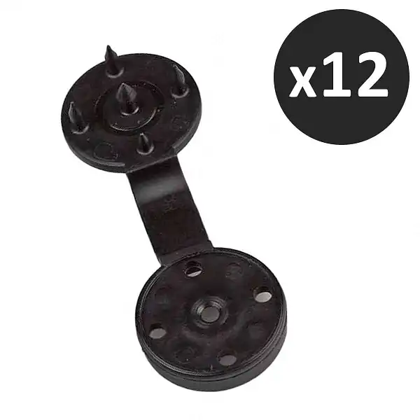 pince fixation voile ombrage x12