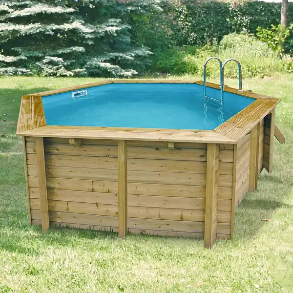 piscine bois azura 410 ubbink  piscine bois azura 410 ubbink