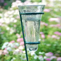 Pluviomètre en verre  Pluviomètre en verre