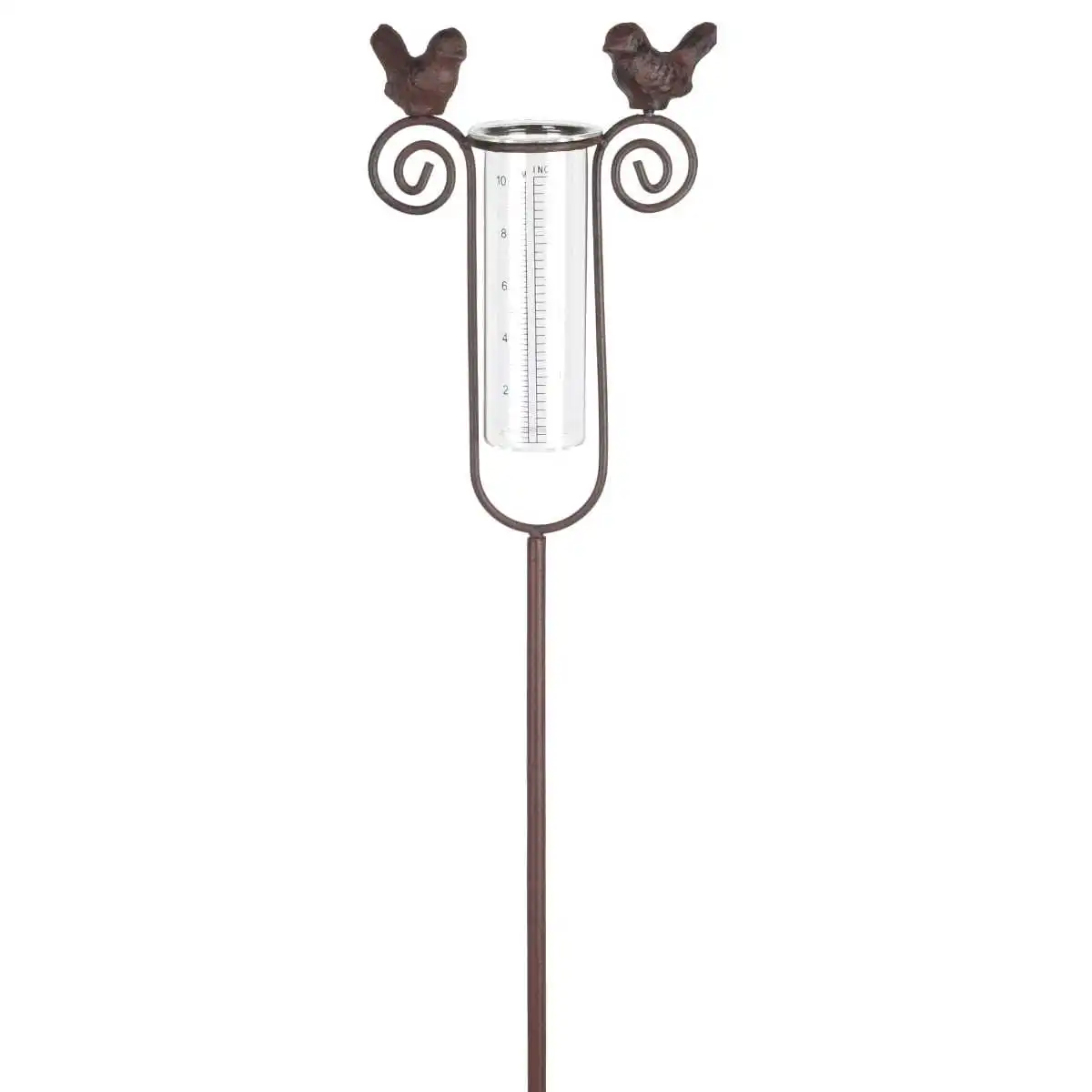 Pluviomètre en verre décoratif  Pluviomètre en verre décoratif