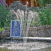 Pompe fontaine jets d'eau solaire pour bassin