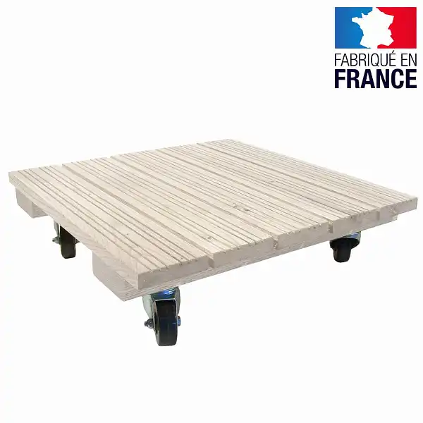 porte plantes carre blanc