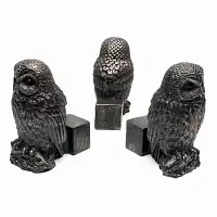 Porte plante Support pot de fleurs - CHOUETTE - Lot de 3