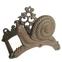 Porte-tuyau d'arrosage mural décoratif - Escargot  Porte-tuyau d'arrosage mural décoratif - Escargot