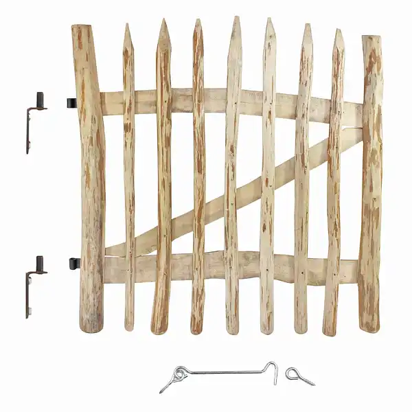 portillon bois noisetier