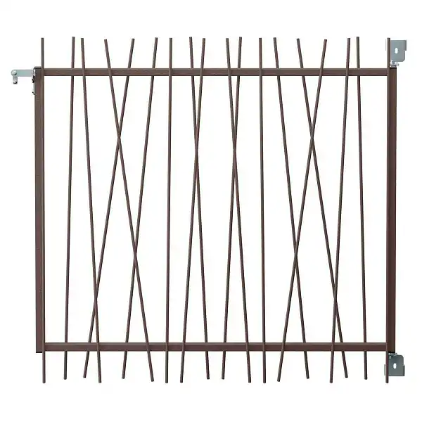 portillon cloture barreaudee metal