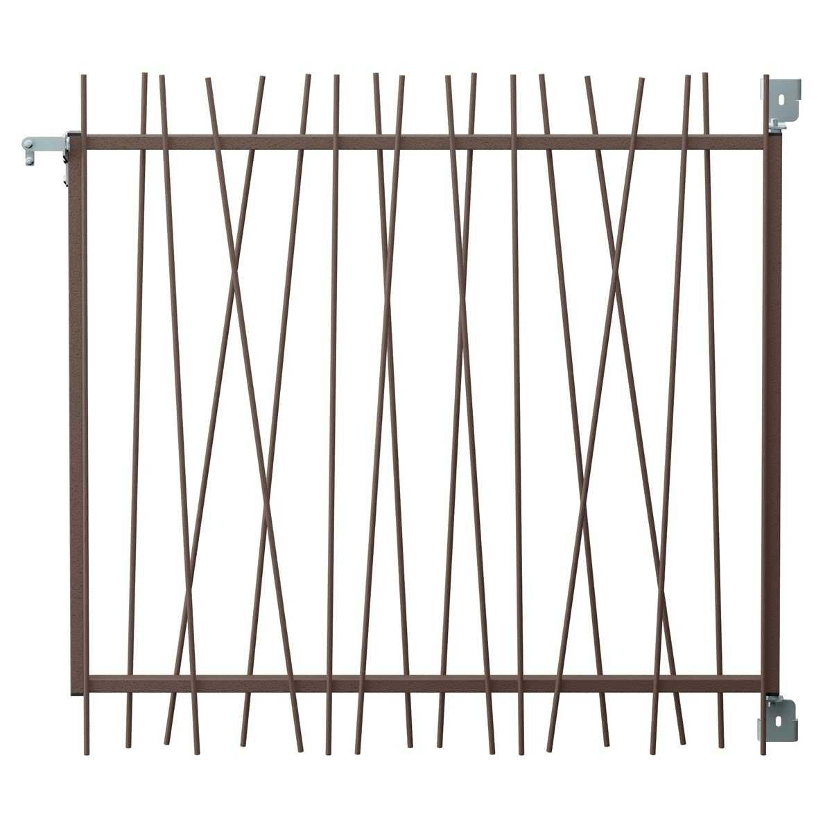 portillon cloture barreaudee metal