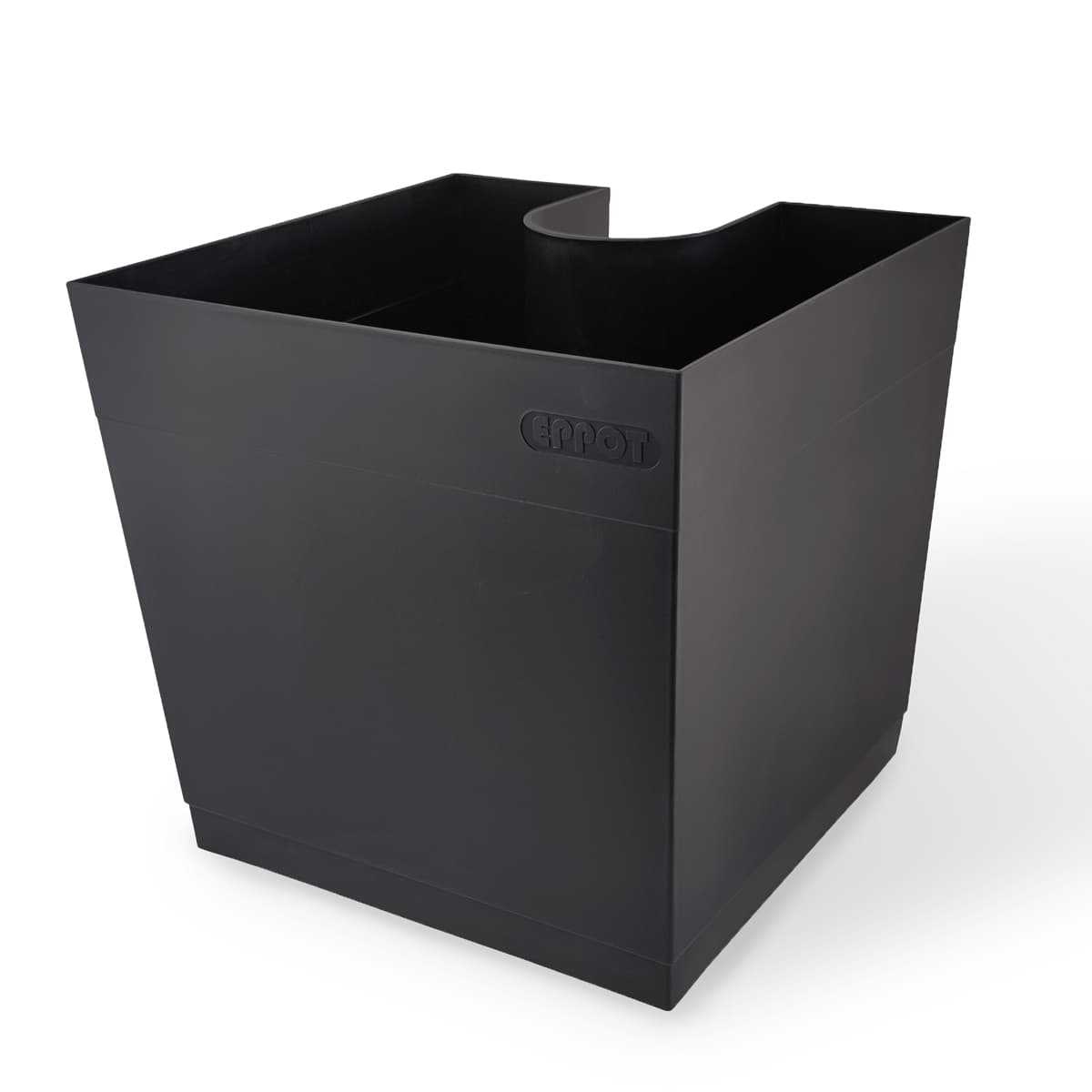 pot cache gouttiere noir