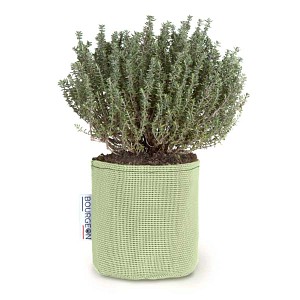 Lien vers un produit variante ou accessoire : Pot de fleur extérieur en textile recyclé 12cm - Vert