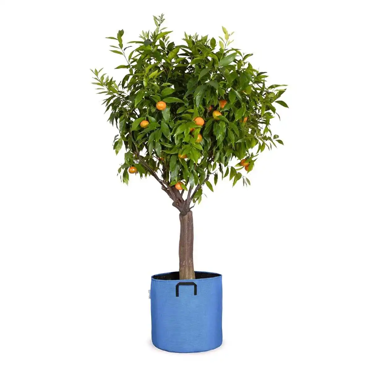 Pot de fleur extérieur en textile recyclé 40cm - Bleu  Pot de fleur extérieur en textile recyclé 40cm - Bleu