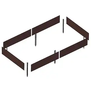 Carré potager modulable en acier H. 25cm